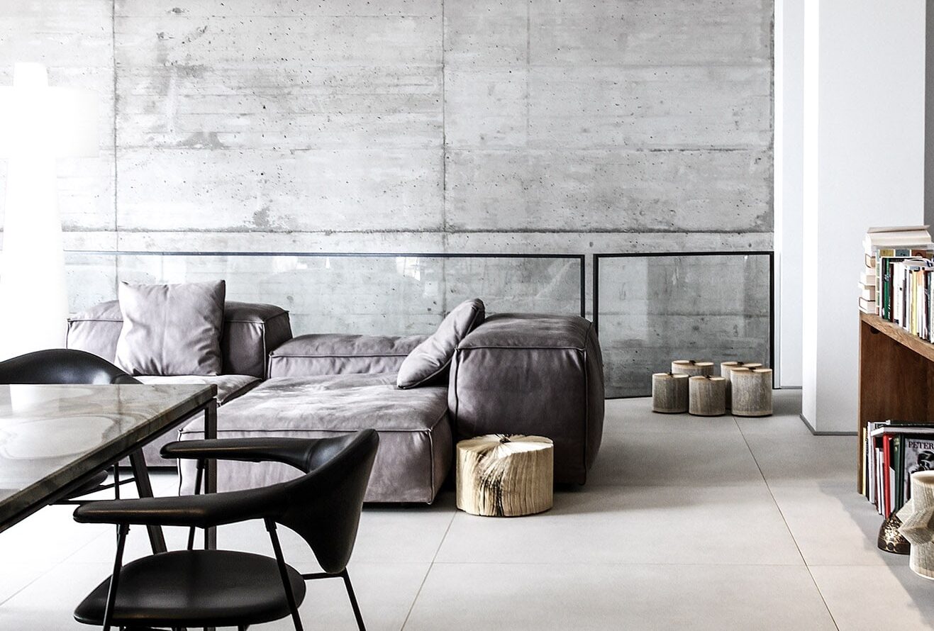 living room villa pirelli